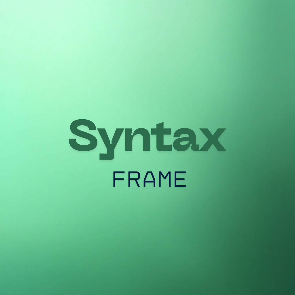 Syntax Frame